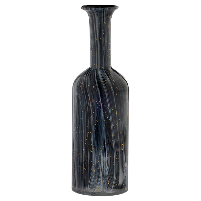 Large Infinity Vase in Black & Grey Gold by Cyan Design