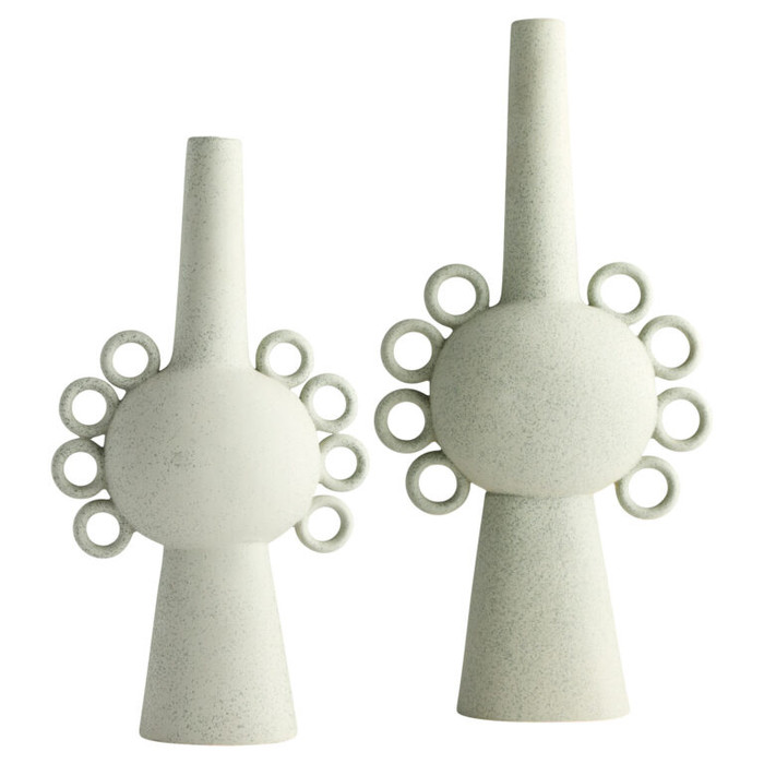 Large Ringlets Vase in Celadon by Cyan Design