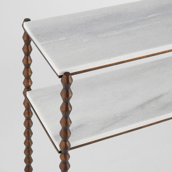 Diamante Console Table in Antique Bronze by Cyan Design