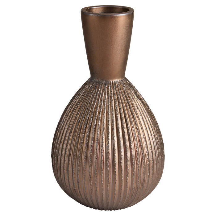 Large Starship Vase in Metallic Bronze by Cyan Design