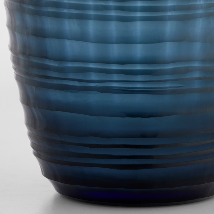 Large Riptide Vase in Blue by Cyan Design