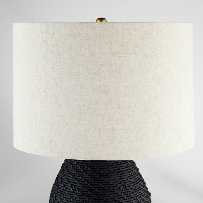 Cyan Design – Rotin Table Lamp in Black, Antique Brass, White