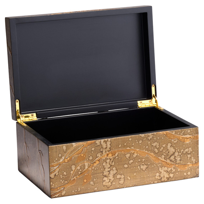 Small Florence Box in Bronze Lacquer by Cyan Design