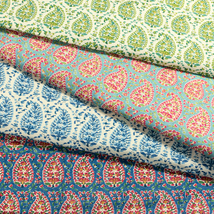 Rougier Print - Blue/Red