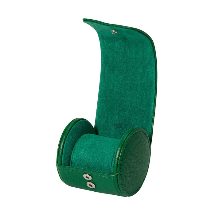 WOLF - Tutti Frutti Single Watch Roll in Green