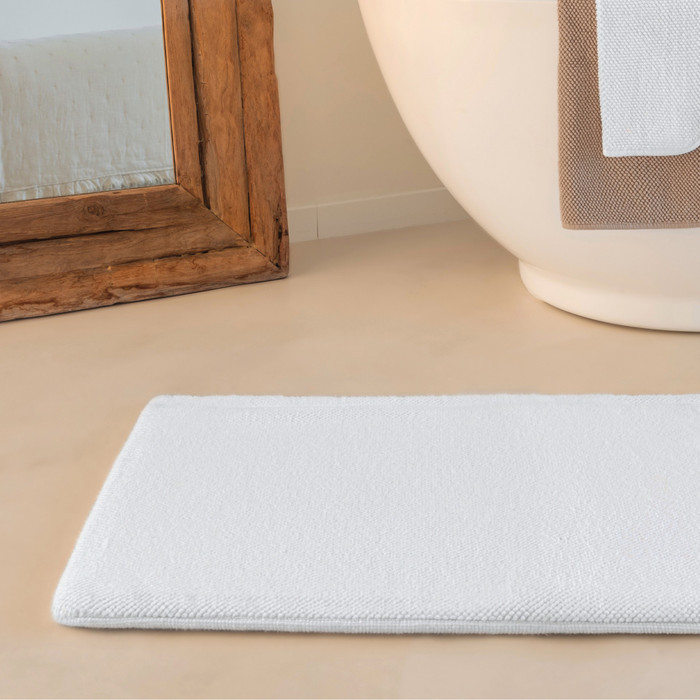 Graccioza Pearls Memory Foam Bath Mat - Customizable Embroidery