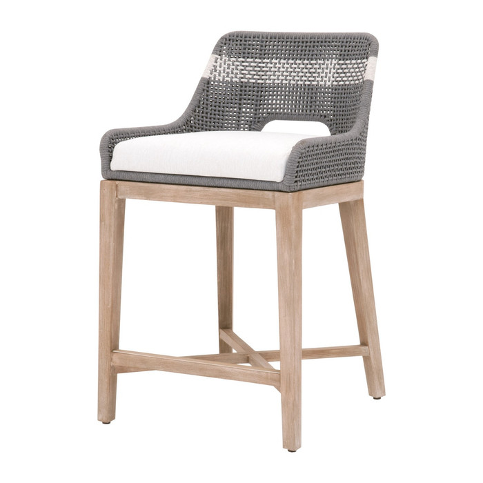 Essentials For Living - Tapestry Counter Stool in Dove Flat Rope