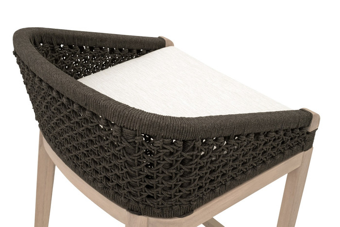 Essentials For Living - Montecito Outdoor Counter Stool Round Rope