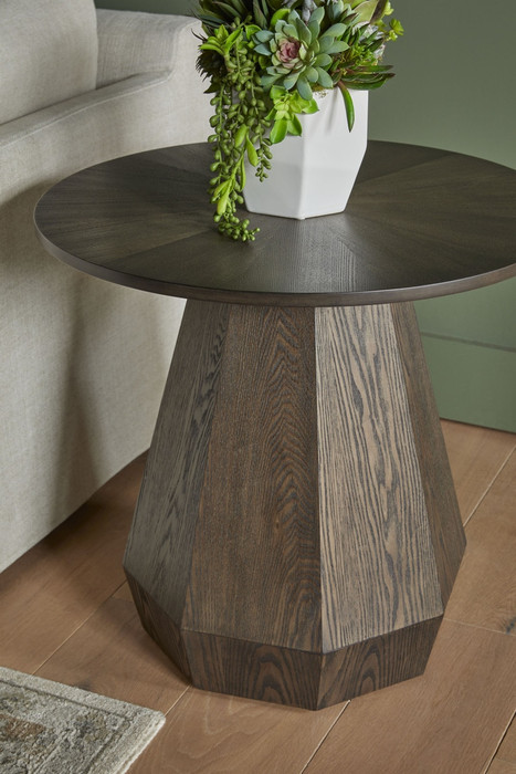 Essentials For Living - Coulter End Table in Burnished Brown Ash