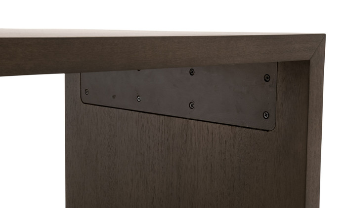 Essentials For Living - Dovetail Upholstered Coffee Table in Ivanhoe Toast