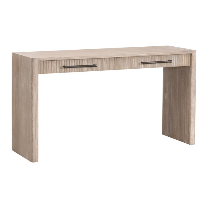 Essentials For Living - Halloway 2-Drawer Console Table in Natural Gray Acacia