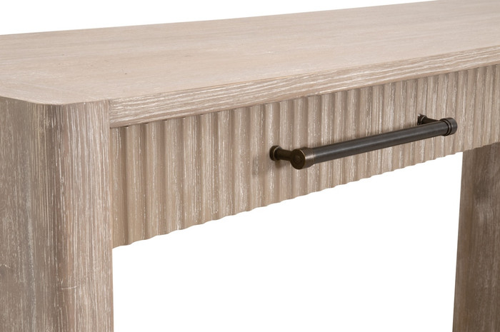 Essentials For Living - Halloway 2-Drawer Console Table in Natural Gray Acacia