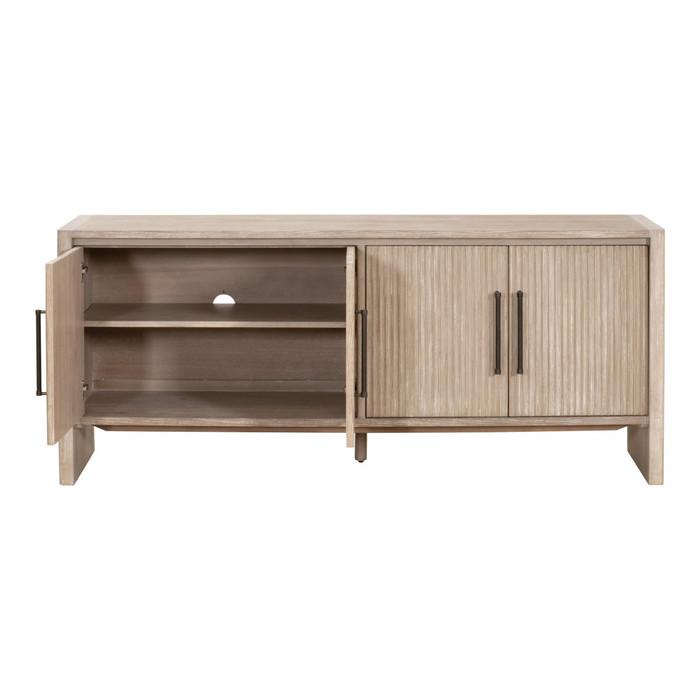 Essentials For Living - Halloway Media Sideboard in Natural Gray Acacia