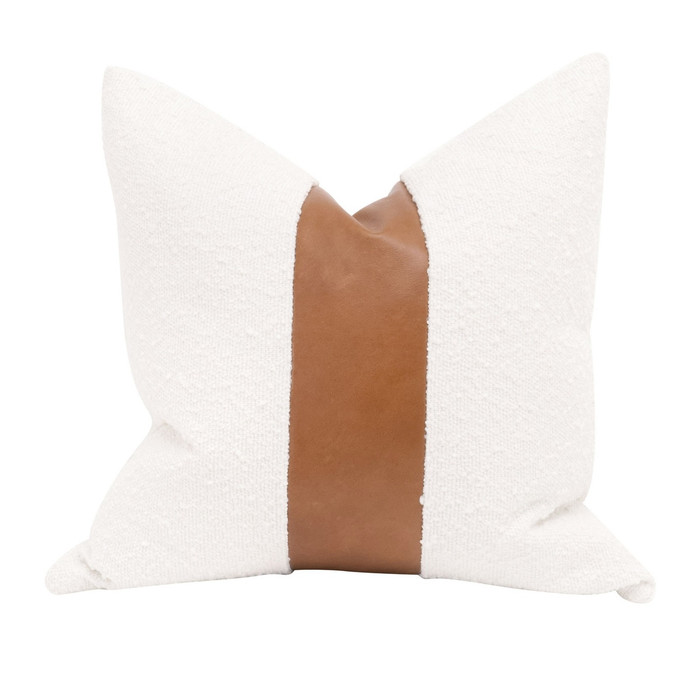 Essentials For Living - The Split Decision 20" Essential Pillow in LiveSmart Boucle-Snow