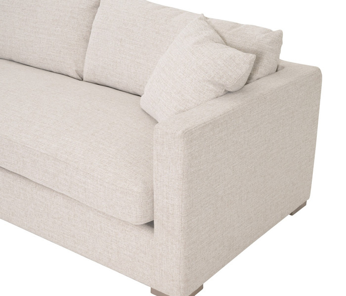 Essentials For Living - Newport Outdoor Modular 2-Seat Right Track Arm Sofa in LiveSmart Shapiro-Sand
