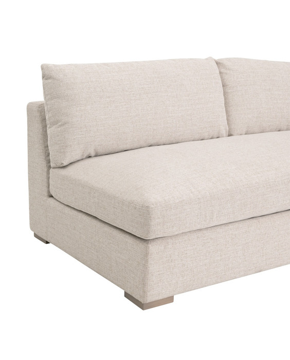 Essentials For Living - Newport Outdoor Modular 2-Seat Right Track Arm Sofa in LiveSmart Shapiro-Sand