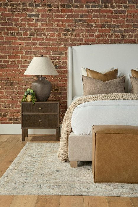 Essentials For Living - Highland 2-Drawer Nightstand in Dutch Brown Oak
