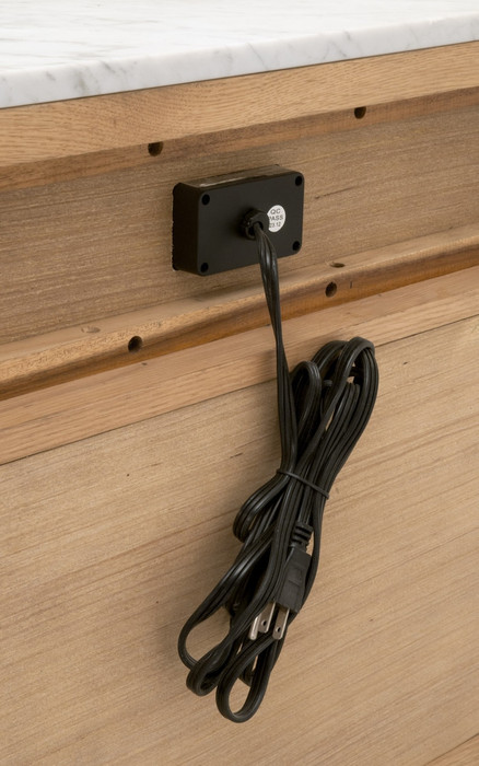 Essentials For Living - Cambria 2-Drawer Nightstand in Natural Oak