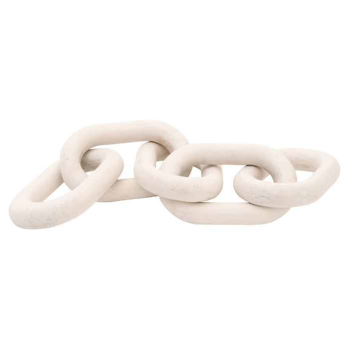 Essentials For Living - Cinq Wood Link in White Wash Pine