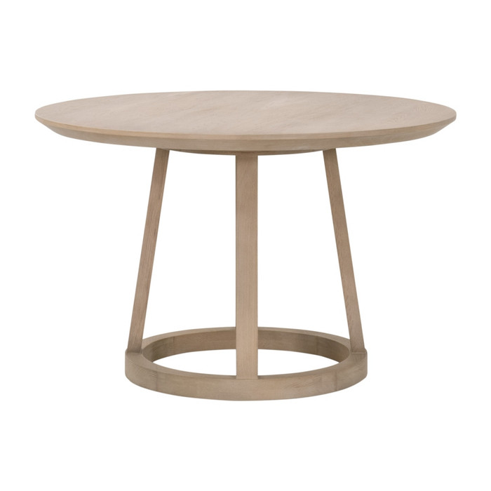 Essentials For Living - Reeves 48" Round Dining Table in Smoke Gray Oak