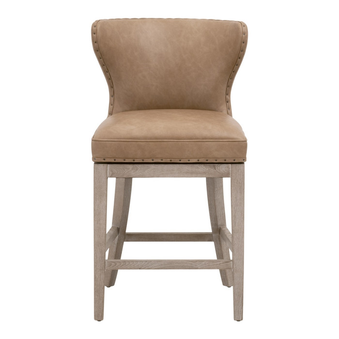 Essentials For Living - Milton Swivel Counter Stool in Ivanhoe Toast