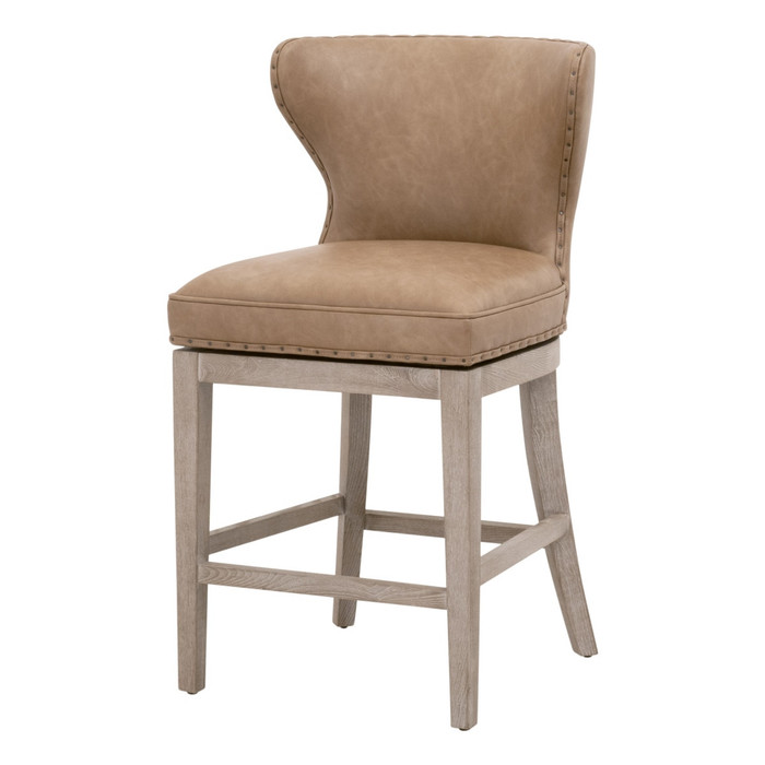 Essentials For Living - Milton Swivel Counter Stool in Ivanhoe Toast