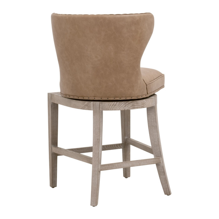 Essentials For Living - Milton Swivel Counter Stool in Ivanhoe Toast