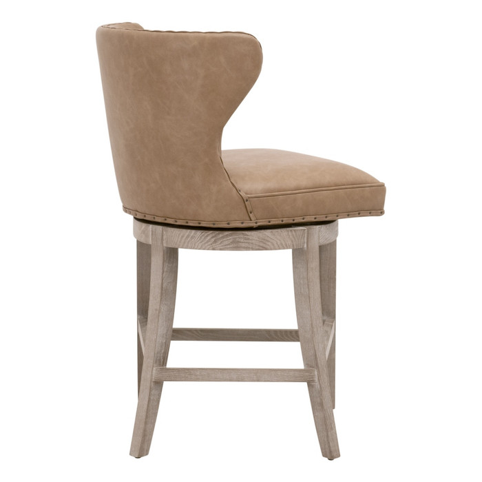 Essentials For Living - Milton Swivel Counter Stool in Ivanhoe Toast