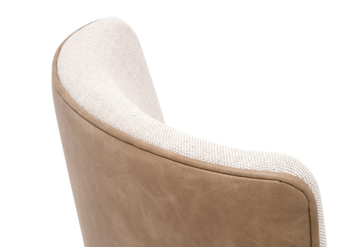 Essentials For Living - Duet Dining Chair in Ivanhoe-Toast