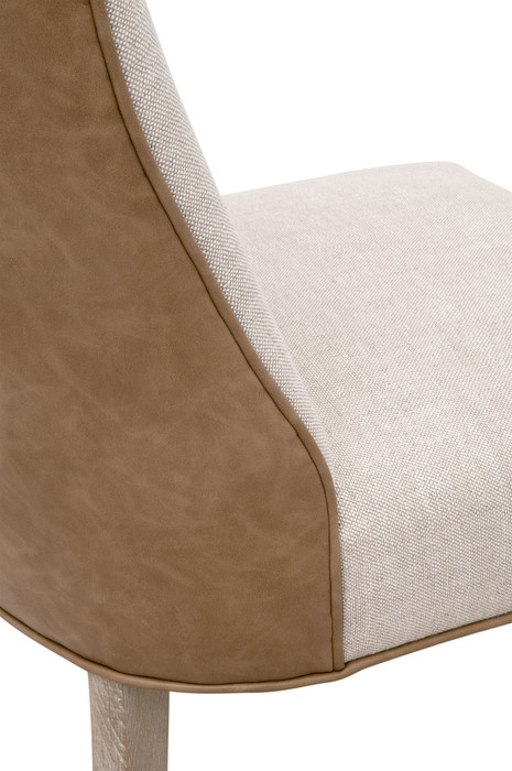 Essentials For Living - Duet Dining Chair in Ivanhoe-Toast
