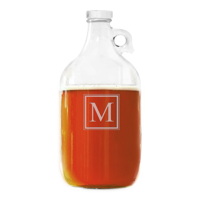 Personalized Glass Growler By Carved Solutions