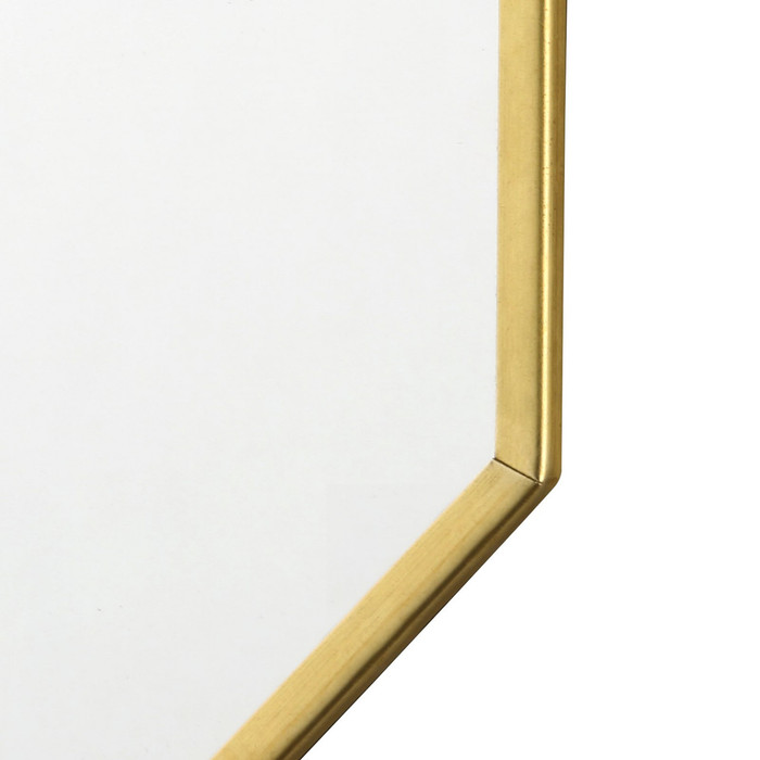 Villa & House - Eaves Mirror - Small, Polished Brass