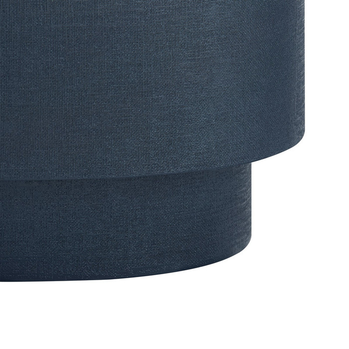 Villa & House - Mila Oval Coffee Table, Blue Steel