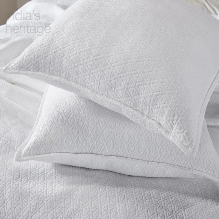 Indi Matelasse Shams by India's Heritage