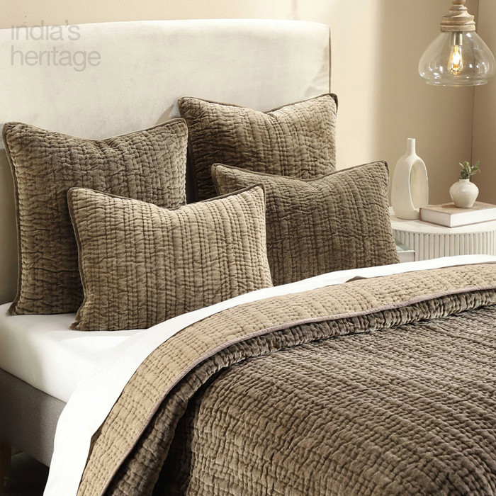 Ellora Casa by India's Heritage Empire Shams in Coffee Bean