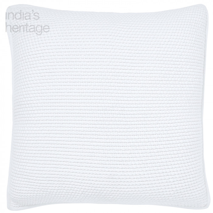 Ellora Casa by India's Heritage Mandalay Euro Shams in White