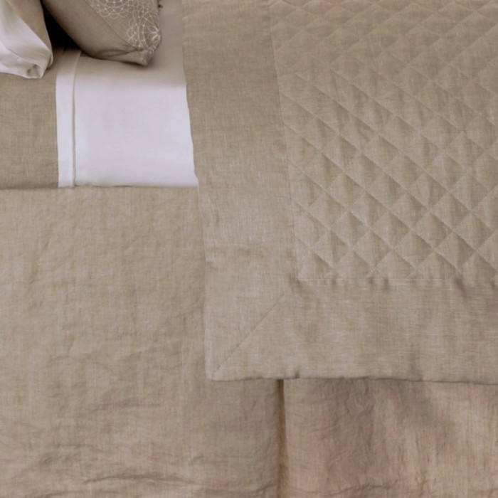  Hudson Linen Tailored & Lined Bed Skirt by Bovi
