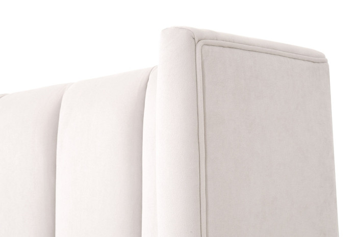 Essentials For Living - Chandler Queen Bed in Cream Velvet