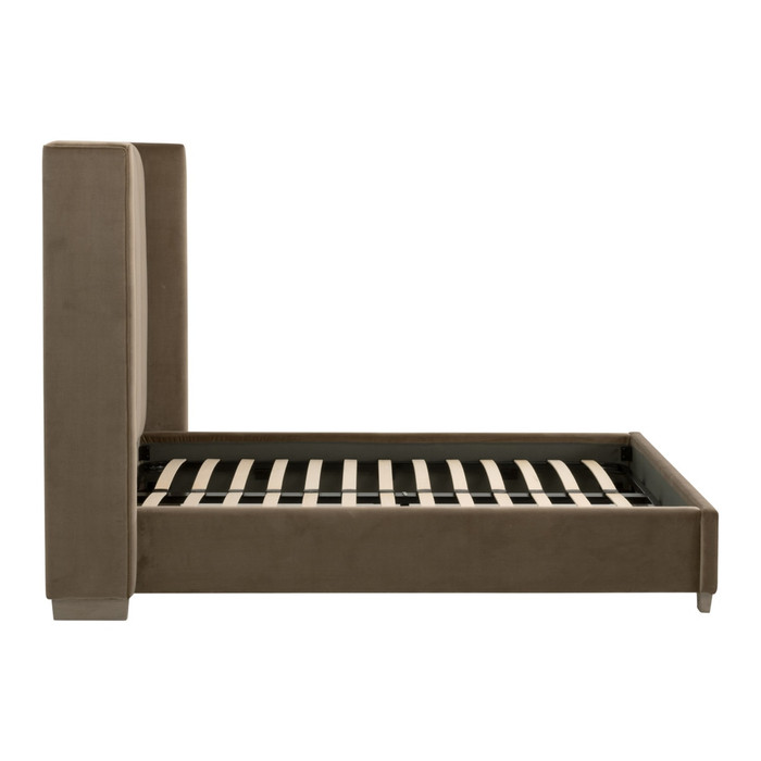 Essentials For Living - Chandler Cal King Bed in Caramel Velvet