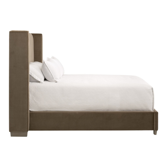 Essentials For Living - Chandler Standard King Bed in Caramel Velvet