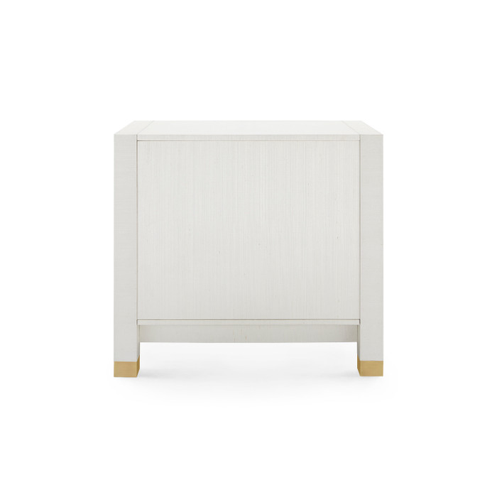 Villa & House - Camden 3-Drawer Side Table in Sand White