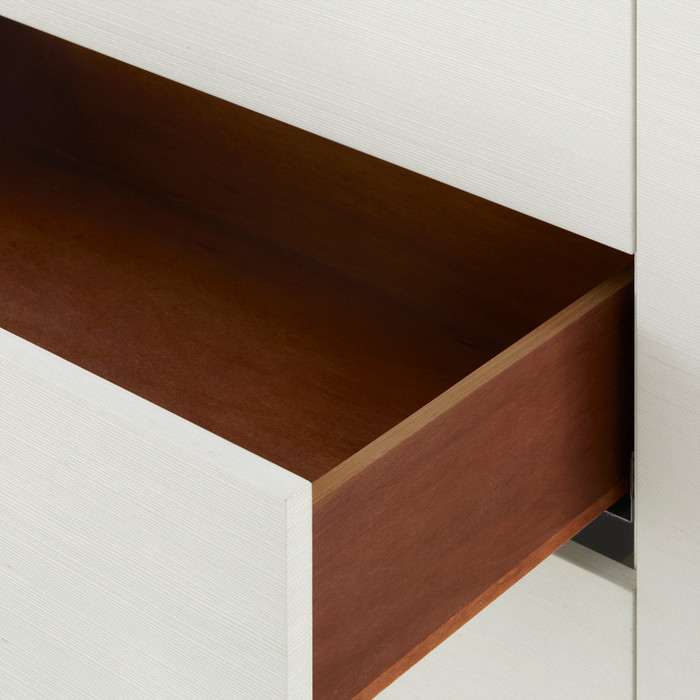 Villa & House - Camden 3-Drawer Side Table in Sand White