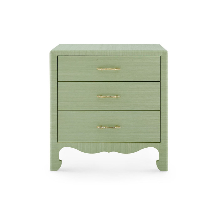 Villa & House - Gianna 3-Drawer End Table in Spring Green