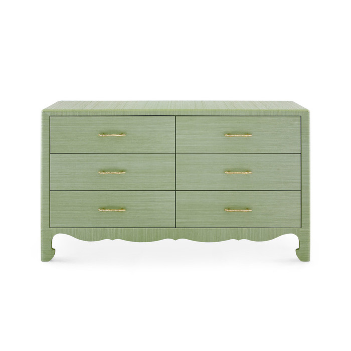 Villa & House - Gianna Extra Large 6-Drawer in Spring Green