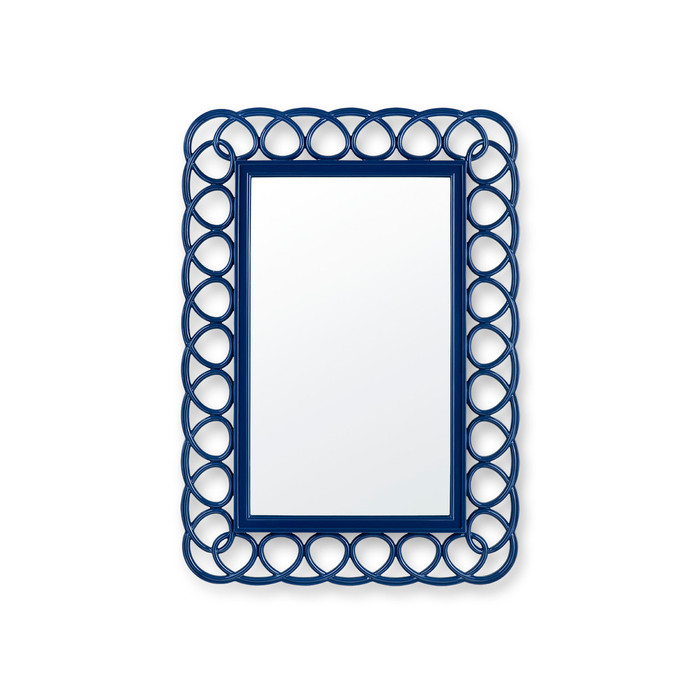 Villa & House - Loop Mirror in Marine Blue