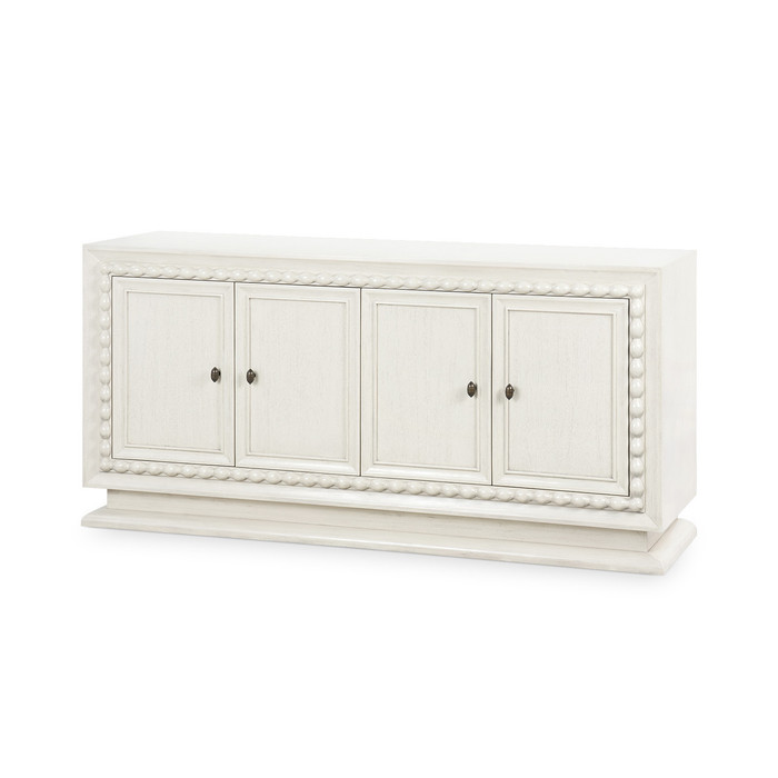 Villa & House - Maxwell 4-Door Cabinet, Sailcloth Sheen