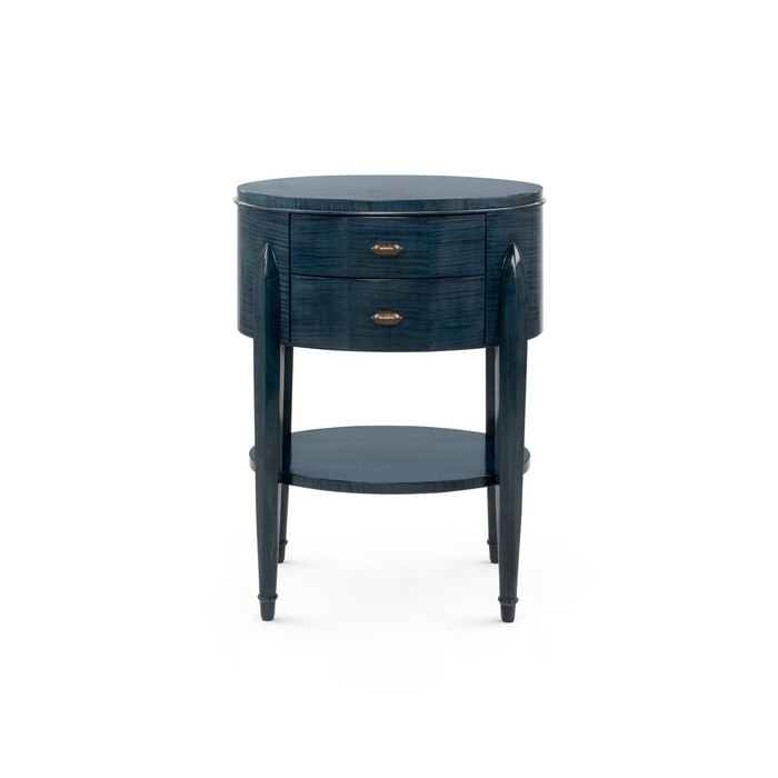 Villa & House - Natalie 2-Drawer End Table, Dusky Ocean