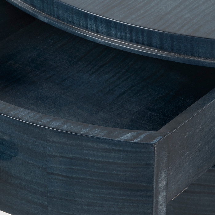 Villa & House - Natalie 2-Drawer End Table, Dusky Ocean