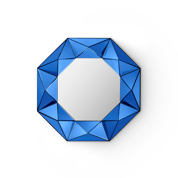 Villa & House - Phoenix Mirror in Sapphire Blue