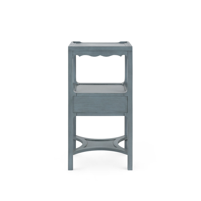 Villa & House - Sara 1-Drawer End Table in Foggy Horizon